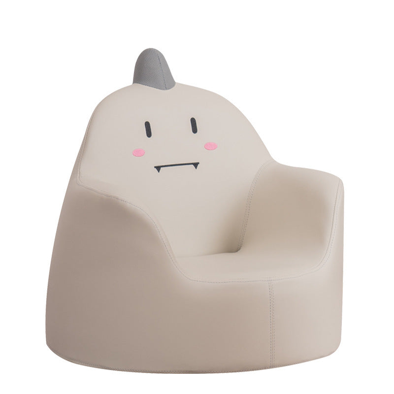 Lumendat Contemporary Creative Kids Cartoon Animal PU Leather Foam Rabbit Bear Dinosaur Low Stool Backrest Armrest For Dining Room Lumendat