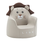 Lumendat Contemporary Creative Kids Cartoon Animal PU Leather Foam Rabbit Bear Dinosaur Low Stool Backrest Armrest For Dining Room Lumendat