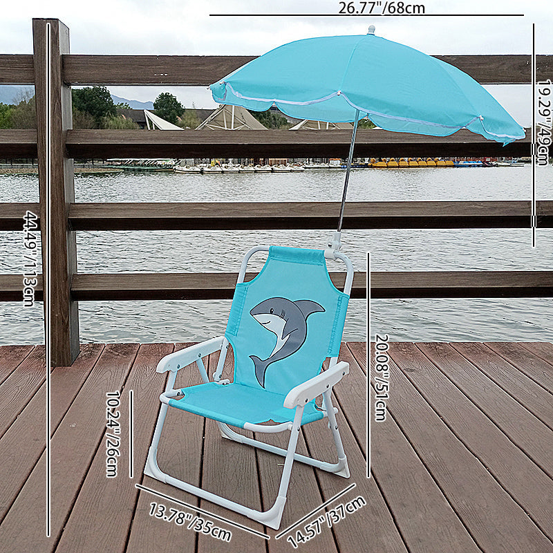Lumendat Contemporary Creative Kids PP Metal Square Cartoon Outdoor Foldable Recliner Backrest Sunshade For Outdoor Lumendat