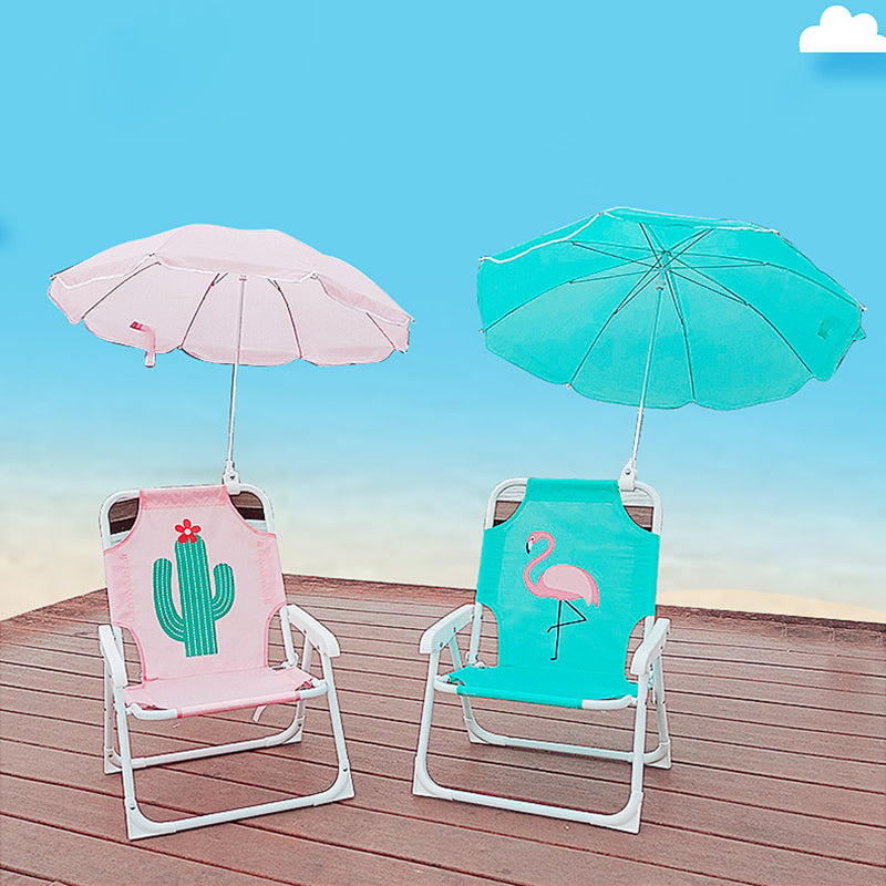 Lumendat Contemporary Creative Kids PP Metal Square Cartoon Outdoor Foldable Recliner Backrest Sunshade For Outdoor Lumendat