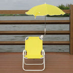 Lumendat Contemporary Creative Kids PP Metal Square Cartoon Outdoor Foldable Recliner Backrest Sunshade For Outdoor Lumendat
