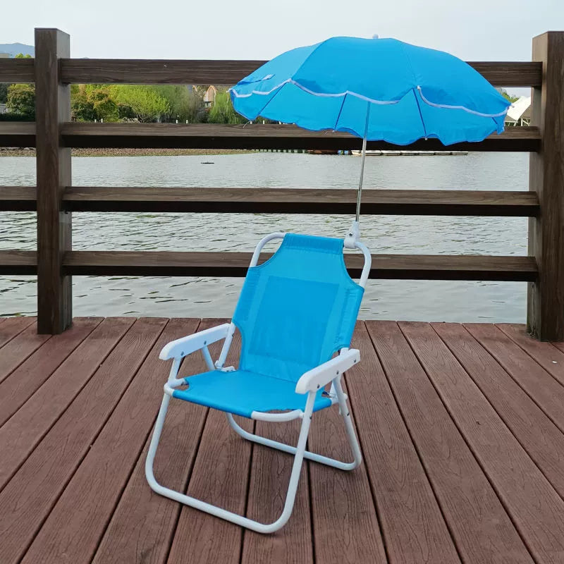 Lumendat Contemporary Creative Kids PP Metal Square Cartoon Outdoor Foldable Recliner Backrest Sunshade For Outdoor Lumendat