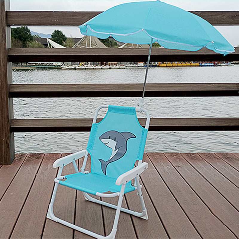 Lumendat Contemporary Creative Kids PP Metal Square Cartoon Outdoor Foldable Recliner Backrest Sunshade For Outdoor Lumendat