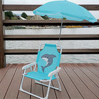Lumendat Contemporary Creative Kids PP Metal Square Cartoon Outdoor Foldable Recliner Backrest Sunshade For Outdoor Lumendat