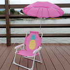 Lumendat Contemporary Creative Kids PP Metal Square Cartoon Outdoor Foldable Recliner Backrest Sunshade For Outdoor Lumendat