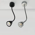 Contemporary Industrial Aluminum Gooseneck Cone LED Wall Sconce Lamp For Bedside Use