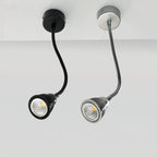 Contemporary Industrial Aluminum Gooseneck Cone LED Wall Sconce Lamp For Bedside Use
