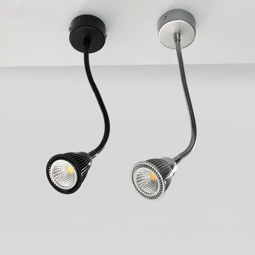 Contemporary Industrial Aluminum Gooseneck Cone LED Wall Sconce Lamp For Bedside Use