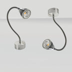 Contemporary Industrial Aluminum Gooseneck Cone LED Wall Sconce Lamp For Bedside Use