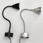 Contemporary Industrial Aluminum Gooseneck Cone LED Wall Sconce Lamp For Bedside Use