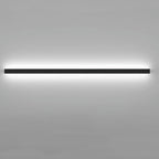 Modern Minimalist Rectangular Aluminum PVC LED Wall Sconce Lamp For Bedroom