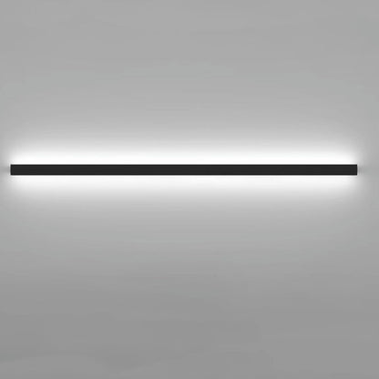 Modern Minimalist Rectangular Aluminum PVC LED Wall Sconce Lamp For Bedroom