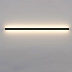 Modern Minimalist Rectangular Aluminum PVC LED Wall Sconce Lamp For Bedroom
