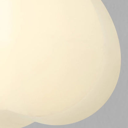 Modern Minimalist Flower Wood Plastic 1-light Semi-flush Mount Ceiling Light for Hallway
