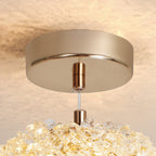 Modern Minimalist Ball Circular Crystal Iron 1-Light Pendant Light For Hallway