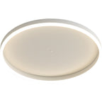 Modern Minimalist Traffic Circle Iron Acrylic LED Flush Mount Ceiling Light for Bedroom