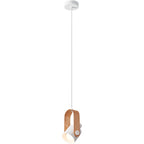 Modern Minimalist Cylindrical Iron 1-light Pendant Light For Bedroom
