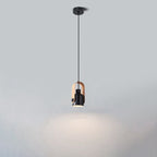 Modern Minimalist Cylindrical Iron 1-light Pendant Light For Bedroom
