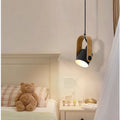 Modern Minimalist Cylindrical Iron 1-light Pendant Light For Bedroom