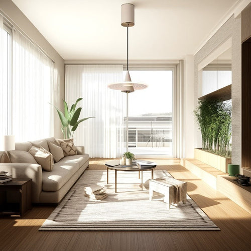 Modern Minimalist Triangular Ring Cylinder Hardware Acrylic LED Pendant Light For Bedroom