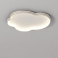 Modern Minimalist Cloud Shape Aluminium Iron Silicone Flush Mount Ceiling Light For Bedroom
