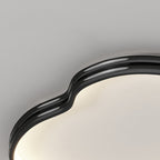 Modern Minimalist Cloud Shape Aluminium Iron Silicone Flush Mount Ceiling Light For Bedroom