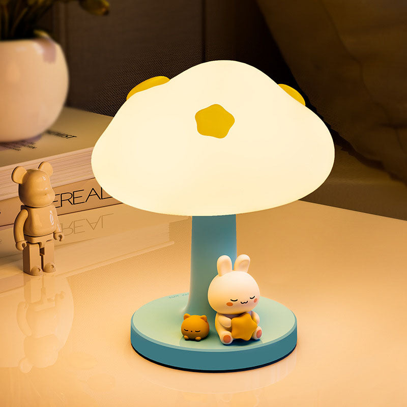 Lumendat Contemporary Creative Kids Cloud Shape Silicone ABS PVC LED Table Lamp For Bedroom Lumendat