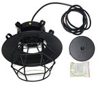 Contemporary Industrial Iron Cage 1-light Pendant Light for Living Room BulbSquare