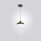 Modern Minimalist Iron Acrylic Round Plate LED Pendant Light For Living Room