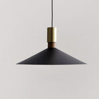 Contemporary Nordic Iron Conical Round 1-light Pendant Light for Living Room