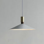 Contemporary Nordic Iron Conical Round 1-light Pendant Light for Living Room