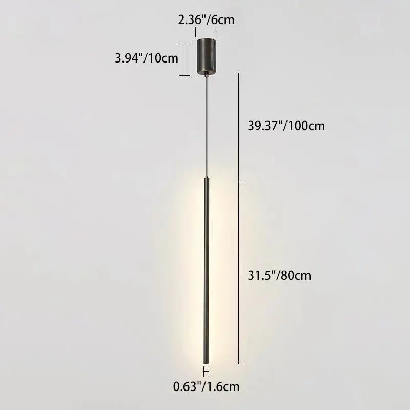 Modern Minimalist Aluminum Silicone Cylinder LED Pendant Light for Bedroom Lumendat