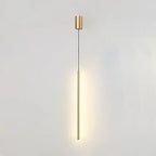 Modern Minimalist Aluminum Silicone Cylinder LED Pendant Light for Bedroom Lumendat