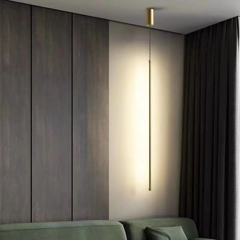Modern Minimalist Aluminum Silicone Cylinder LED Pendant Light for Bedroom Lumendat