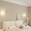 Contemporary Creative Iron & Plastic Cloud-Shaped LED Wall Sconce Lamp For Bedroom