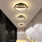 Modern Minimalist Iron Square or Round LED Flush Mount Ceiling Light for Bedroom