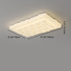 Contemporary Creative Iron & PE Geometric LED Flush Mount Ceiling Light For Bedroom