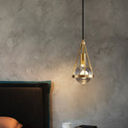 Modern Luxury Brass & Crystal Globe 1-Light Pendant Light For Living Room