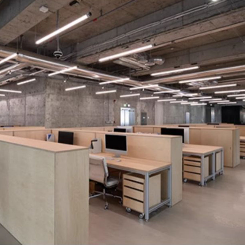 Dimmable LED Pendant Light - Industrial Aluminum Linear Lighting for Home Office SCON