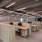 Dimmable LED Pendant Light - Industrial Aluminum Linear Lighting for Home Office SCON