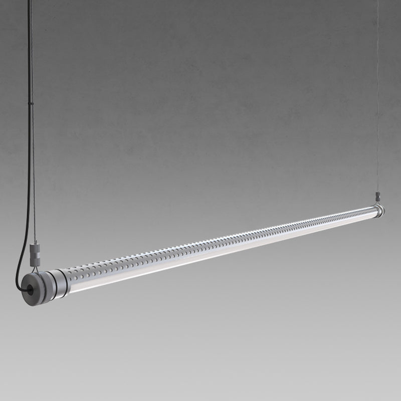 Dimmable LED Pendant Light - Industrial Aluminum Linear Lighting for Home Office SCON