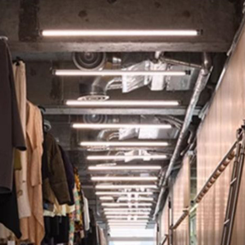 Dimmable LED Pendant Light - Industrial Aluminum Linear Lighting for Home Office SCON