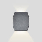 Anti-glare LED Hanging Linear Light - Modern Black Pendant Light for Home Office