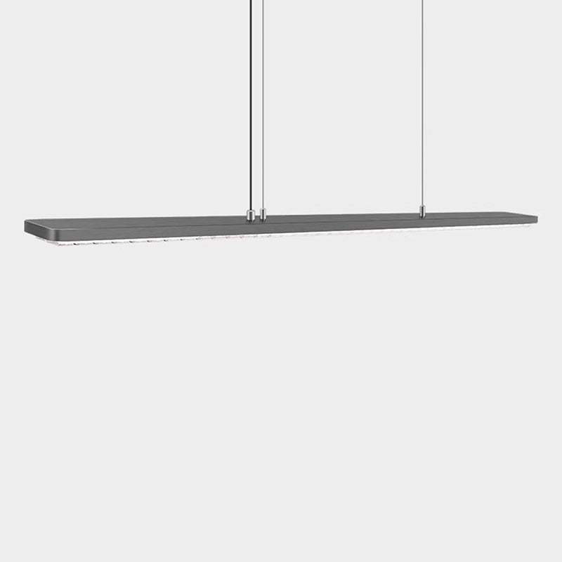 Full Spectrum Eye-Care LED Linear Pendant Light - Modern Dimmable Hanging Lamp For Kids Study & Home Office
