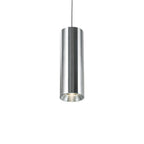 Industrial LED Cylinder Pendant Light - Adjustable Hanging Spot Light For Home Office & Reception