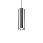 Industrial LED Cylinder Pendant Light - Adjustable Hanging Spot Light For Home Office & Reception
