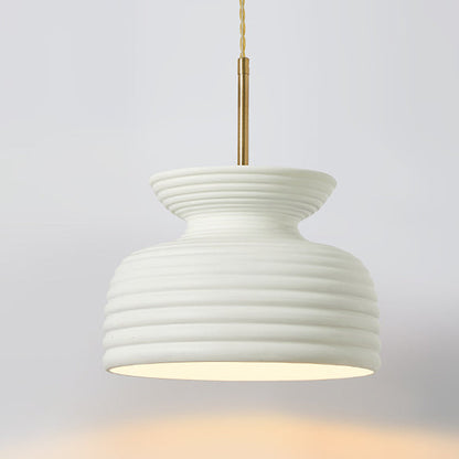 Traditional French Iron & Resin Round 1-Light Pendant Light For Dining Room
