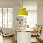 Traditional French Iron & Resin Round 1-Light Pendant Light For Dining Room