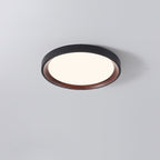 Modern Minimalist Iron & Acrylic Round LED Flush Mount Ceiling Light For Bedroom & Living Room