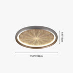 Modern Minimalist Aluminum & PC Round LED Flush Mount Ceiling Light For Bedroom, Living Room